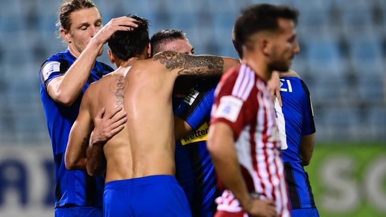 Λαμία-Ολυμπιακός 1-0: Μπήκε με... χαστούκι στο 2024