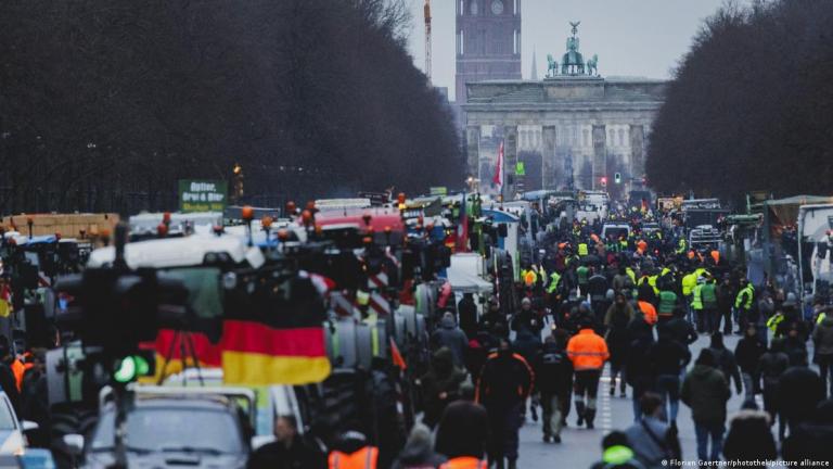 farmers protest