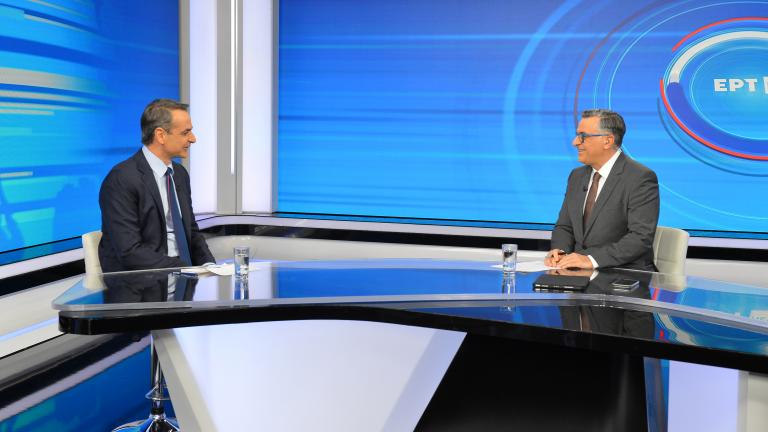 Συνέντευξη του πρωθυπουργού Κυριάκου Μητσοτάκη στην ΕΡΤ