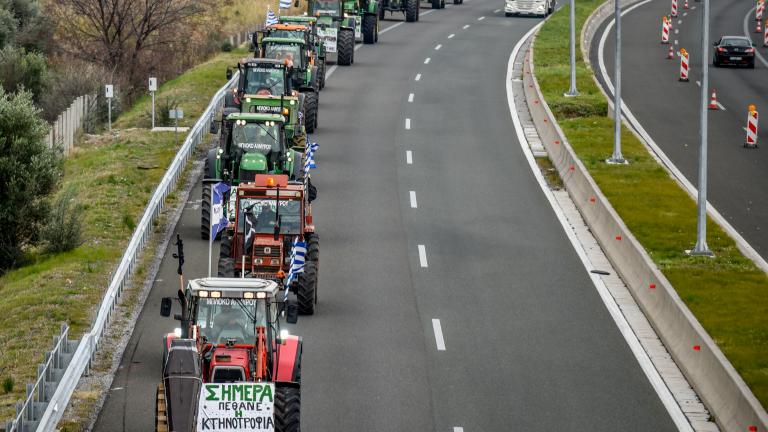 Από Μέγαρα και Αφίδνες η είσοδος των τρακτέρ στην Αθήνα - Ποιοι δρόμοι θα κλείσουν