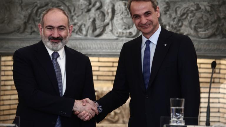 Δηλώσεις Μητσοτάκη μετά την συνάντηση τον πρωθυπουργό της Αρμενίας στο Μαξίμου