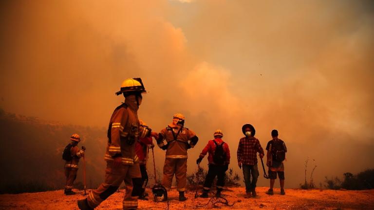 chile fires