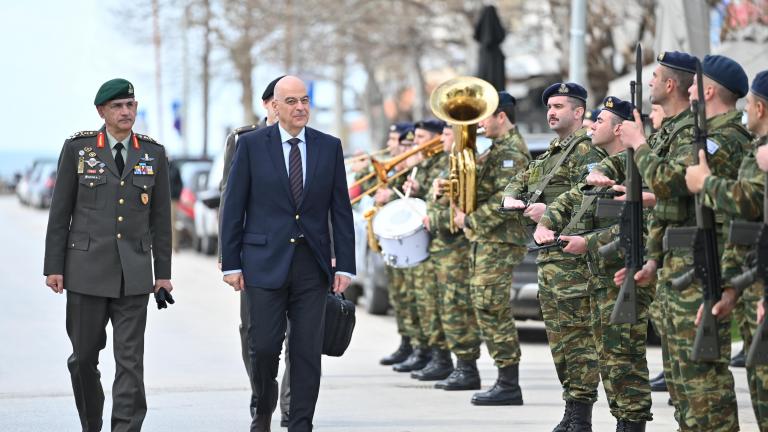 Ν. Δένδιας: «Σε μια εποχή μεγάλης γεωπολιτικής αβεβαιότητας η Ελλάδα, στηριζόμενη στις Ένοπλες Δυνάμεις μας, αποτελεί έναν πυλώνα σταθερότητας και ασφάλειας»