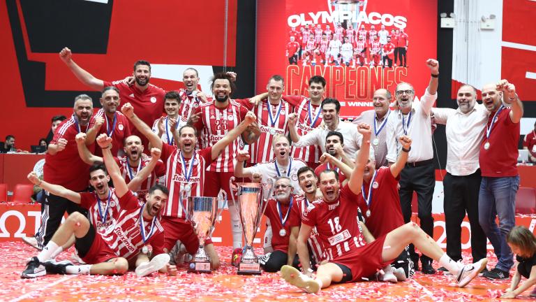 Volley League: Πρωταθλητής Ελλάδας ο Ολυμπιακός