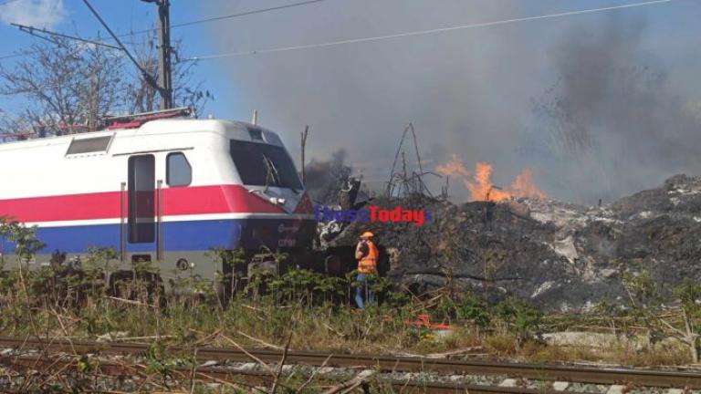  Θεσσαλονίκη: Φθορές σε τρένο της Hellenic Train από φωτιά κοντά στις γραμμές – Σώθηκαν τελευταία στιγμή οι μηχανοδηγοί 