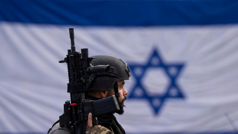 israel armed soldier