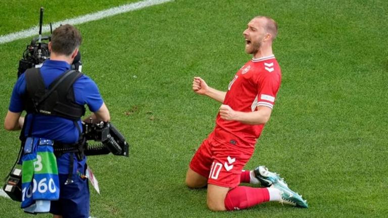 Euro 2024: Ο νικητής της ζωής Έρικσεν σκόραρε τρία χρόνια μετά τη στιγμή που νίκησε το θάνατο