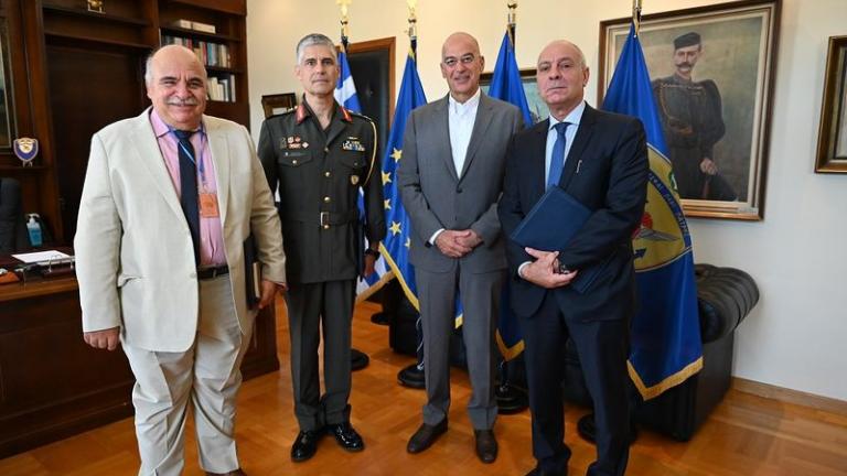 Ν. Δένδιας: Πρώτη συνεργασία μεταξύ του ΓΕΕΘΑ, του Ελληνικού Κέντρου Αμυντικής Καινοτομίας και της Ελληνικής Αεροπορικής Βιομηχανίας