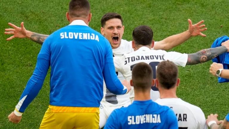 Σλοβενία-Δανία 1-1: Όρθιοι οι «πράσινοι» Σλοβένοι