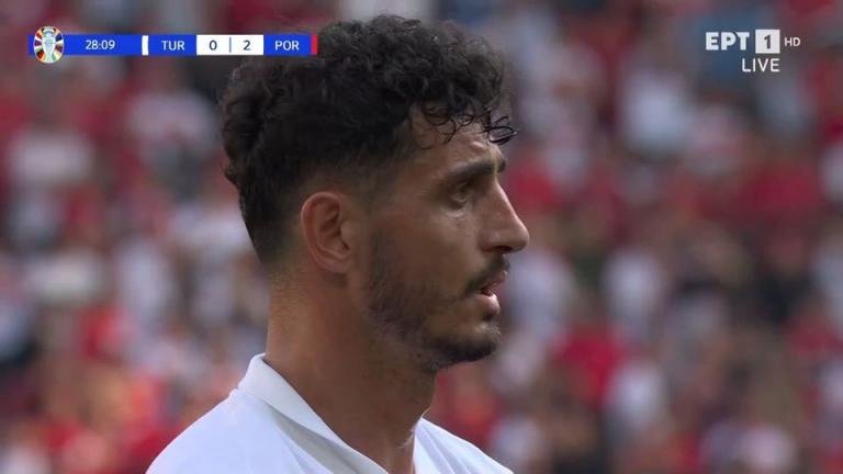 Τουρκία-Πορτογαλία: Αδιανόητη γκάφα Ακαϊντίν - Τέραστιο πορτογαλικό προβάδισμα (ΒΙΝΤΕΟ)