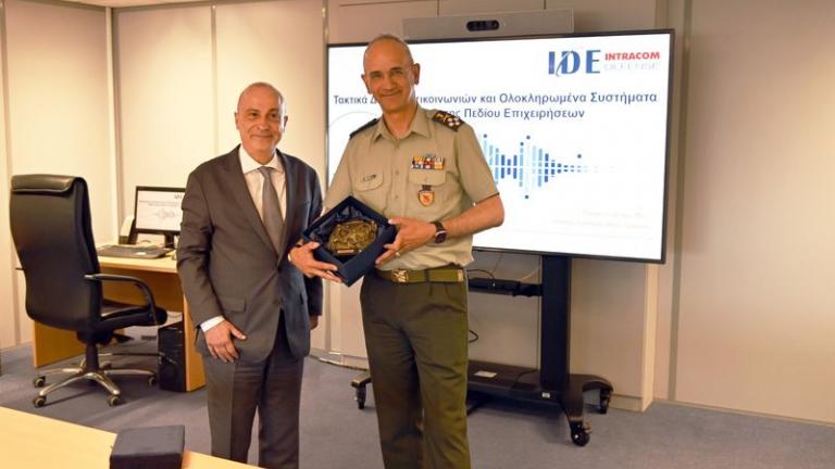 Α/ΓΕΕΘΑ Στρατηγός Δ. Χούπης: Επίσκεψη και ενημέρωση στις εγκαταστάσεις της INTRACOM DEFENSE