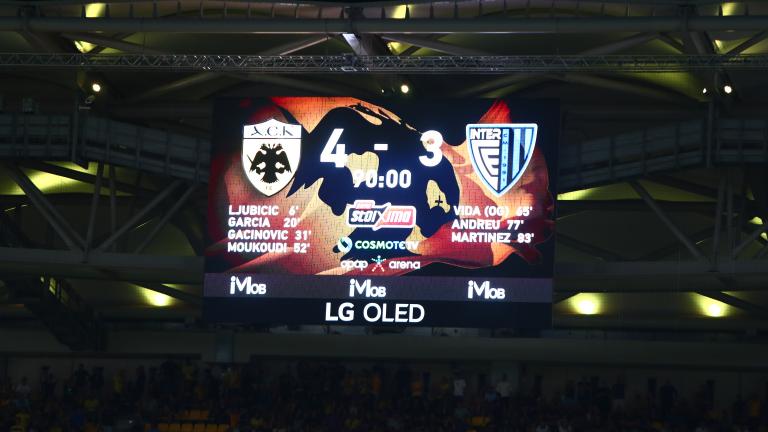 ΑΕΚ-Ίντερ Κλαμπ Ντ'Εσκάλντες 4-3: Τα highlights του αγώνα