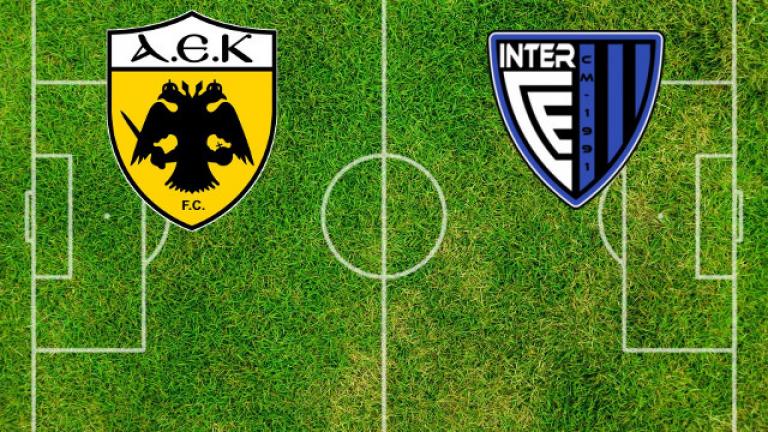 LIVE: ΑΕΚ-Ίντερ Κλαμπ Ντ'Εσκάλδες