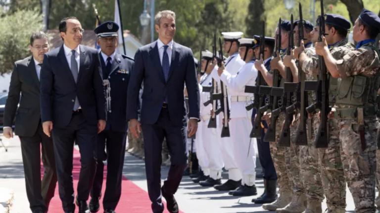 Ο Κυριάκος Μητσοτάκης στην Κύπρο