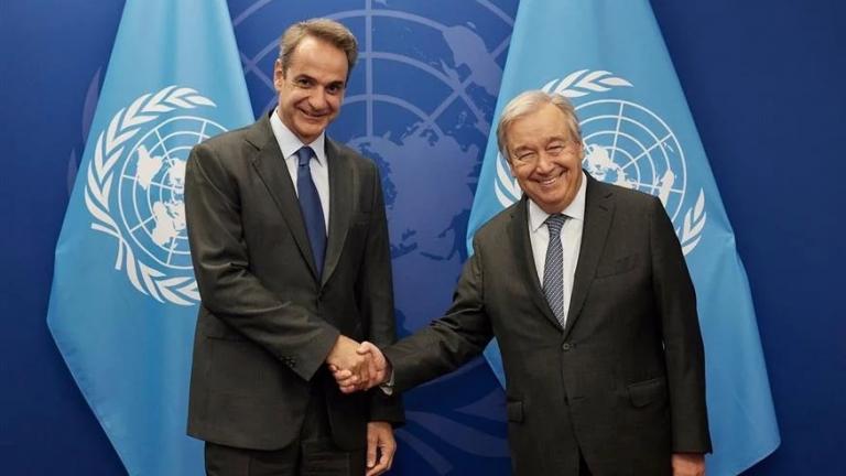 Κυρ. Μητσοτάκης: Συνάντηση με τον γγ του ΟΗΕ