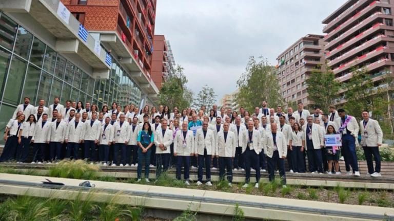 Ολυμπιακοί Αγώνες 2024: Η ομαδική φωτογραφία της ελληνικής αποστολής