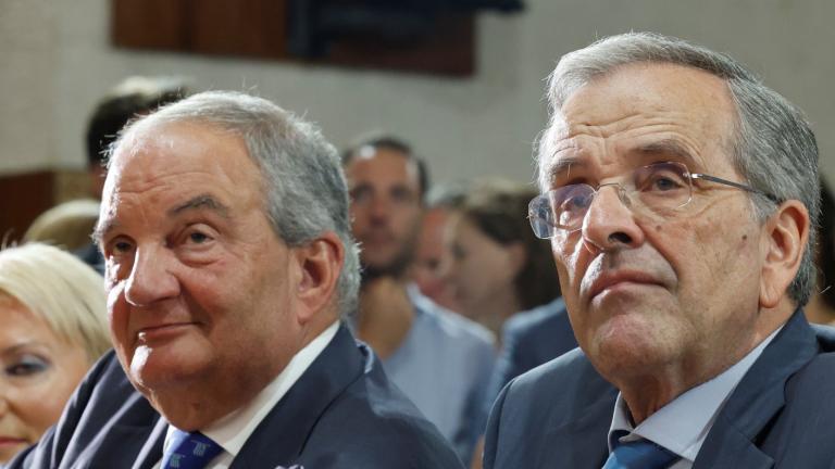 Καραμανλής - Σαμαράς: Τα μηνύματα που εξέπεμψαν στην κοινή τους εμφάνιση στο Πολεμικό Μουσείο