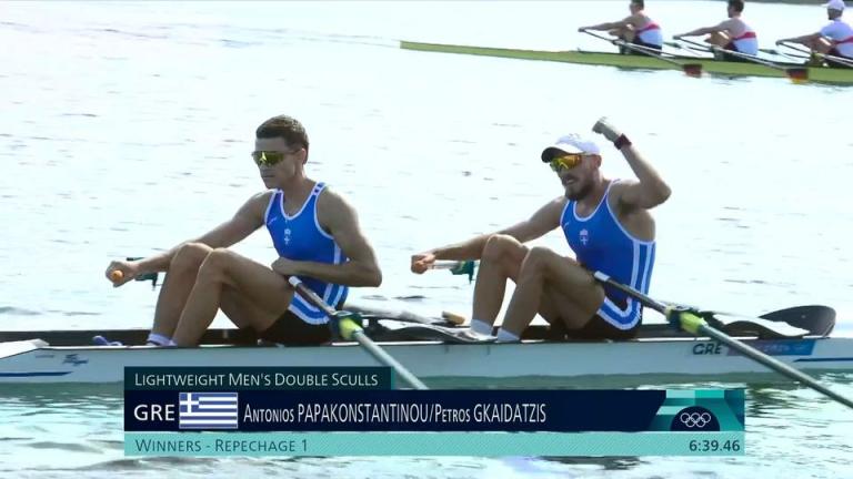 Ολυμπιακοί Αγώνες 2024: Στον τελικό με εκπληκτική κούρσα οι Γκαϊδατζής και Παπακωνσταντίνου (ΒΙΝΤΕΟ)