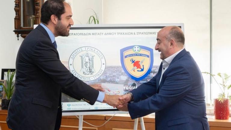 Γ. Κεφαλογιάννης: Συμφωνία με Δήμαρχο Τρικκαίων για ανταλλαγή εκτάσεων και επέκταση των εγκαταστάσεων της Σχολής Μονίμων Υπαξιωματικών