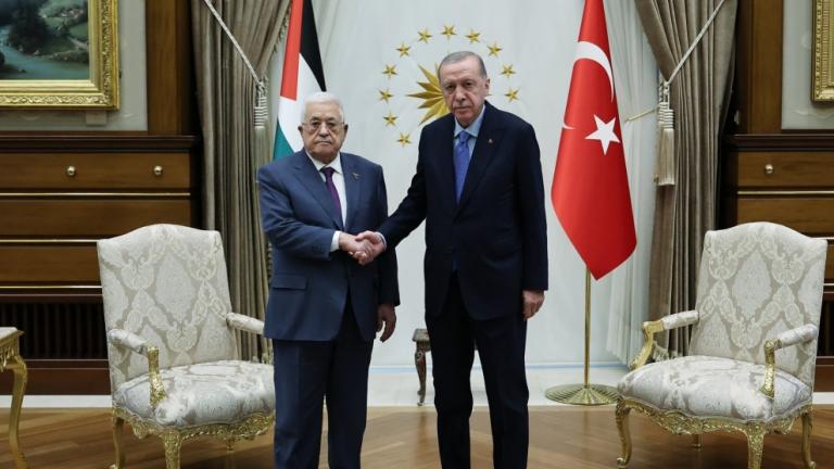 Συνάντηση Ταγίπ Ερντογάν - Μαχμούντ Αμπάς στην Άγκυρα
