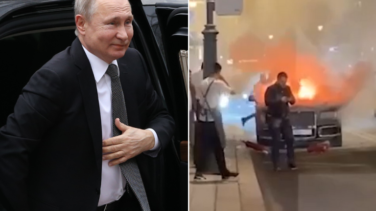 Ρωσία: Εξεrράγη λιμουζίνα που ανήκει στον στόλο αυτοκινήτων του προέδρου Πούτιν - Ερευνώνται τα αίτια του συμβάντος