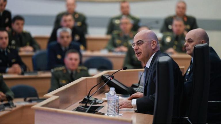 Νίκος Δένδιας: Ομιλία για την «Ατζέντα 2030» στους σπουδαστές της Σχολής Εθνικής Αμύνης