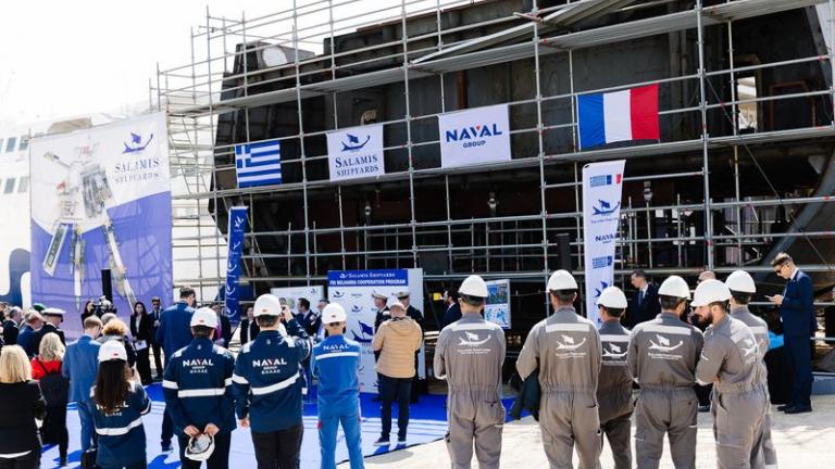 Στις 4 Ιουνίου καθελκύεται και η τρίτη φρεγάτα FDI-HN «ΦΟΡΜΙΩΝ» στα Ναυπηγεία Σαλαμίνος