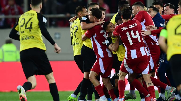 Ολυμπιακός-ΑΕΚ: Οι ποινές σε Αλμέιδα, Μουκουντί, Μαρσιάλ, Πασχαλάκη και Κάρμο