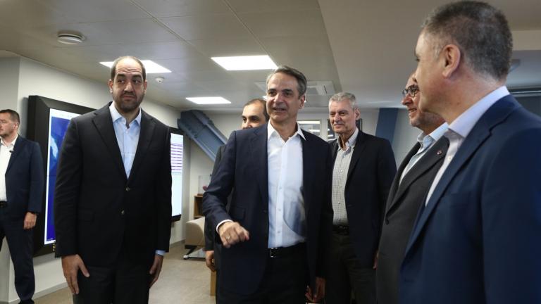 Επίσκεψη Μητσοτάκη στο υπουργείο Κλιματικής Κρίσης και Πολιτικής Προστασίας