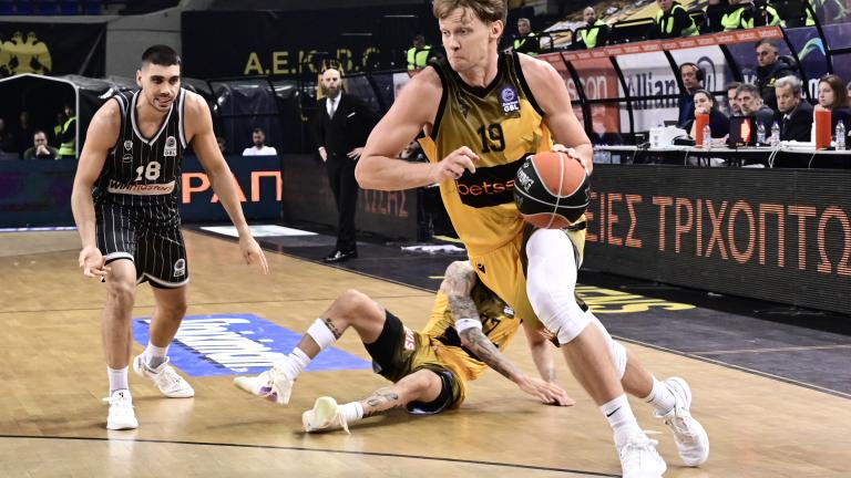 <script src="https://player.glomex.com/integration/1/glomex-player.js"></script> <glomex-player   data-integration-id="40599z13k80ce6md"   data-playlist-id="v-d9hk3h25nbdd"> </glomex-player> <script type="application/ld+json"> {"@context":"http://schema.org","@type":"VideoObject","name":"ΑΕΚ - ΠΑΟΚ 89-85 (κ.δ. 78-78) | HIGHLIGHTS","description":"Οι καλύτερες στιγμές της αναμέτρησης. ","thumbnailUrl":"https://i2thumbs.glomex.com/dC1ibHU1bnRqdHo4bDUvMjAyNS8wNC8yNy8xNi8yNV8yM182ODBlNWE3M2E0YmRiLmpwZw==/profile