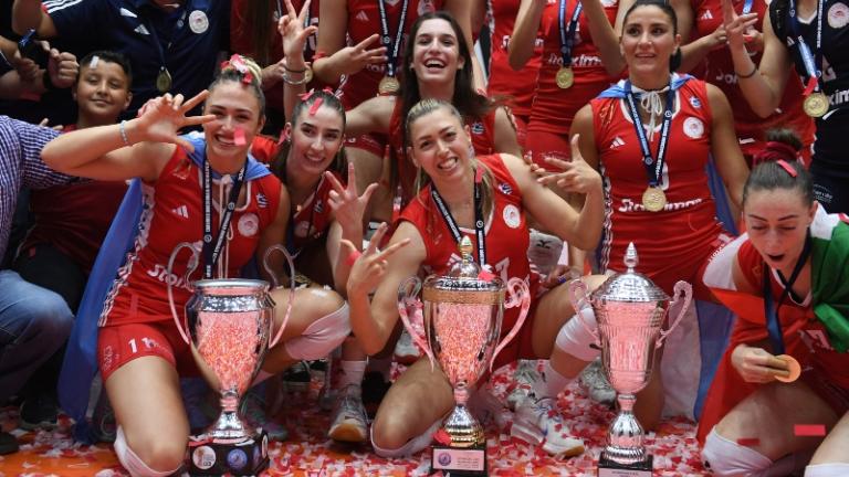 Ολυμπιακός-ΠΑΟΚ 3-2: «Ερυθρόλευκος» ο τίτλος στις γυναίκες (ΒΙΝΤΕΟ)