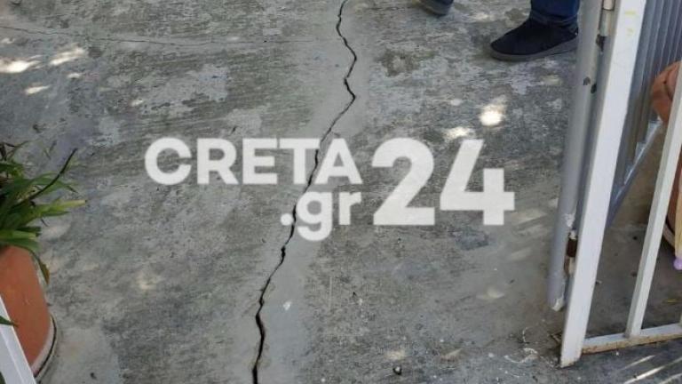 Ηράκλειο Κρήτης: Ανησυχία για δύο μεγάλες ρωγμές στο έδαφος στις Βούτες - Αυτοψία από τον Ευθ. Λέκκα