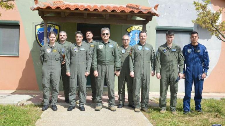 Α/ΓΕΑ: Επισκέψεις στις Αεροπορικές Μονάδες της Λήμνου και της Σκύρου για ευχές 