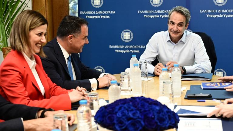 Αδωνις Γεωργιάδης και Κυριάκος Μητσοτάκης