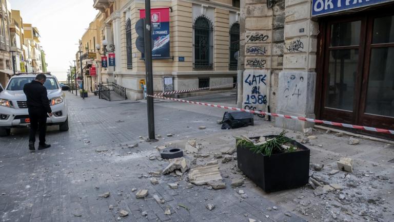 Σεισμός στην Κρήτη: Καθησυχαστικοί οι σεισμολόγοι - Περιορισμένες ζημιές σε παλαιά κτήρια στο κέντρο του Ηρακλείου 