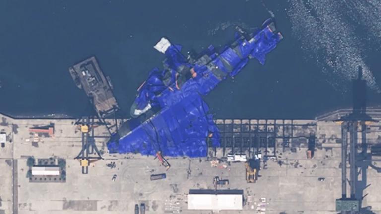 Το βυθισμένο αντιτορπιλικό της Βόρειας Κορέας