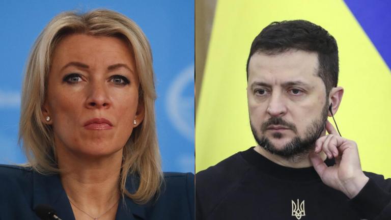 Νέα σφοδρή επίθεση της Ζαχάροβα στον Ζελένσκι: «Περιμένουμε να περάσει στον κλόουν η επίδραση από τα παραισθησιογόνα»