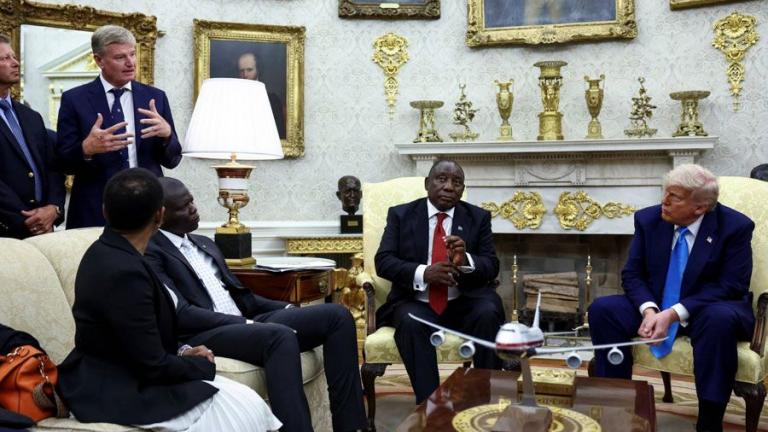 τραμπ και Ραμαφόσα