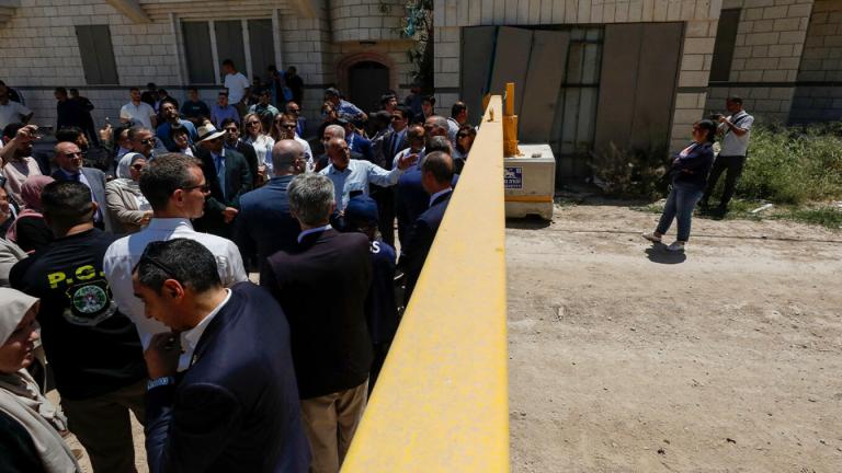 Ξένοι διπλώματες στην Δυτική όχθη