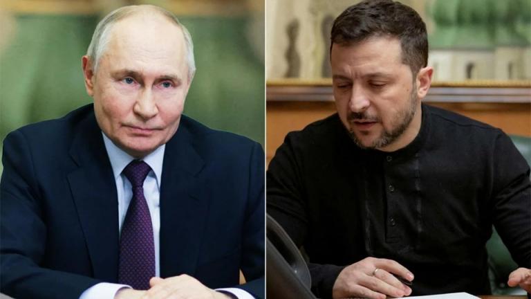 ζελενσκι και πουτιν