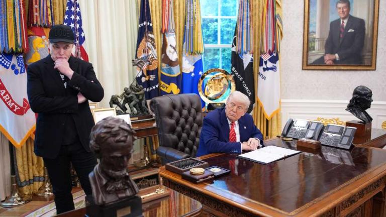 ελον μασκ και τραμπ