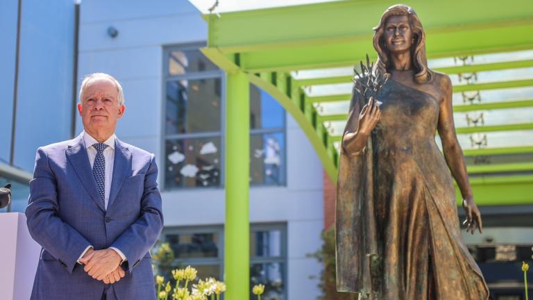 τασούλας και άγαλμα βαρδινογγιάννης