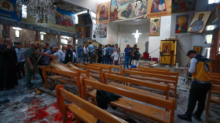 Δαμασκός: H «Ταξιαρχία Υποστηρικτών Σουνιτών» ανέλαβε την ευθύνη για τη φονική επίθεση στην εκκλησία του Προφήτη Ηλία