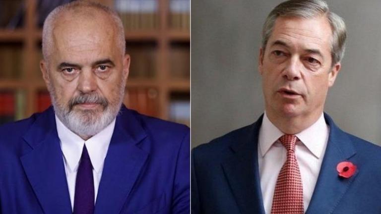 Αντιπαράθεση Έντι Ράμα με Νάιτζελ Φάρατζ για τους... Αλβανούς κατάδικους στη Βρετανία