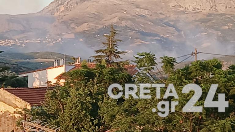 Φωτιά στο Ηράκλειο: Βελτιωμένη η εικόνα στην περιοχή Κάτω Ασίτες - Ήχησε το 112