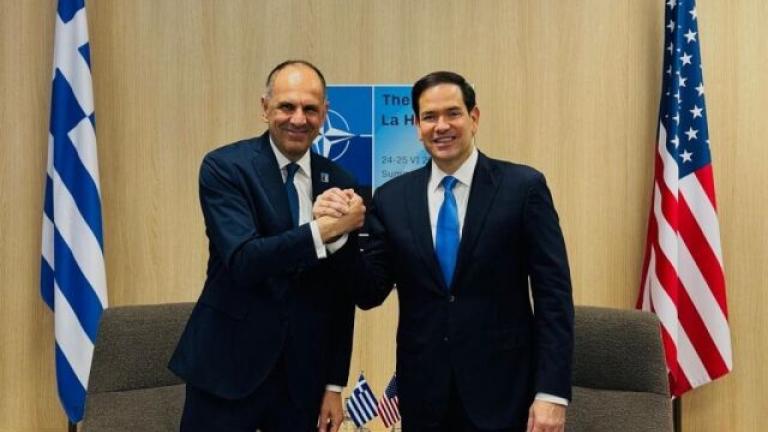 Συνάντηση Γεραπετρίτη - Ρούμπιο στο περιθώριο της Συνόδου του ΝΑΤΟ: Επισημάνθηκε η αξιοπιστία της Ελλάδας στην περιοχή