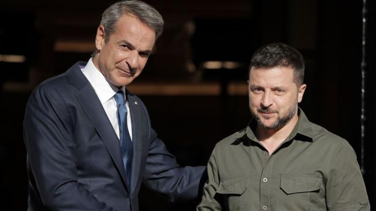 κυριακος μητσοτακης και Ζελένσκι