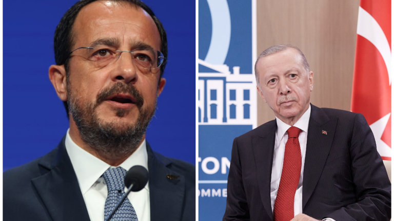 Χριστοδουλίδης και ερντογαν