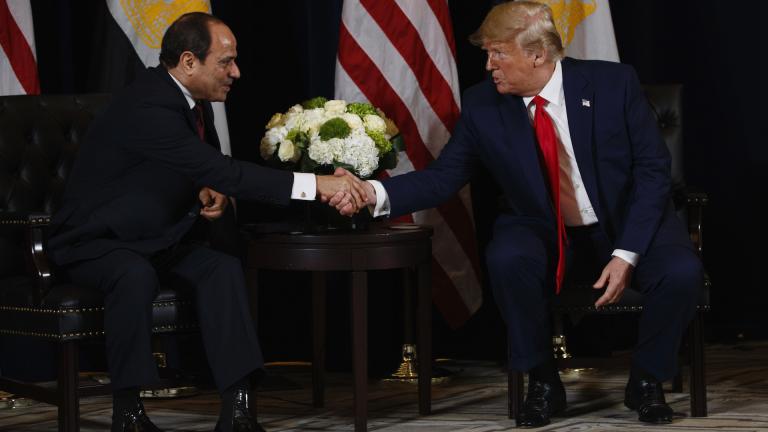 τραμπ και σισι