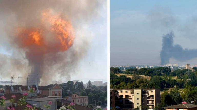 Ρώμη: Μεγάλη έκρηξη σε εγκαταστάσεις καυσίμων - Αναφορές για πολλούς τραυματίες
